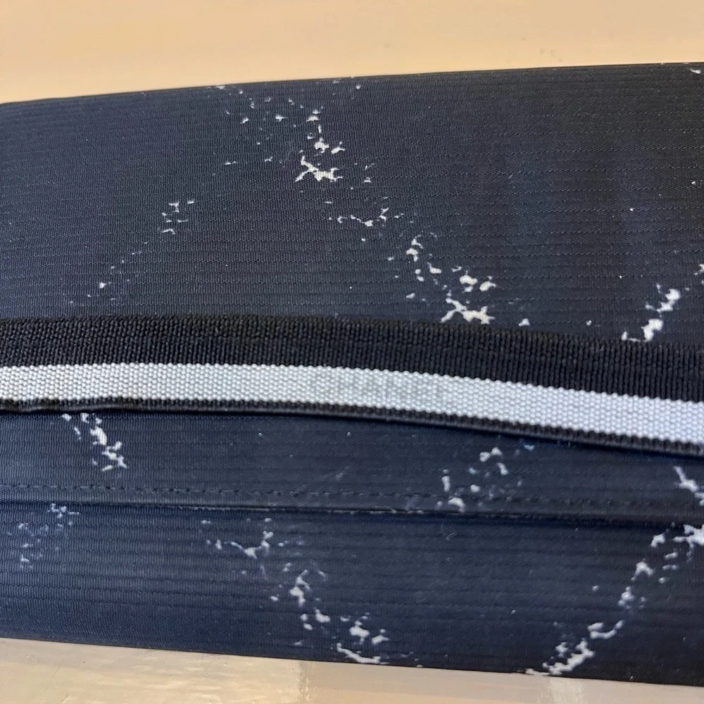 Chanel black nylon card case